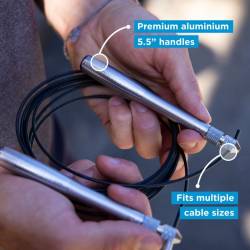 Top bullet comp black - pink cable