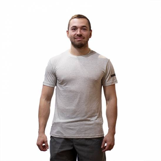 Tréninkové tričko WORKOUT - šedá