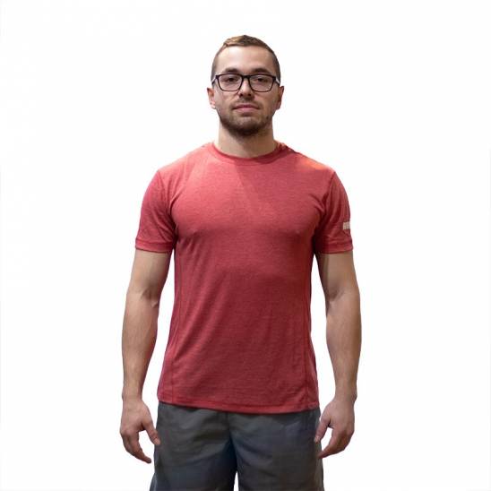 Tréninkové tričko WORKOUT - červená