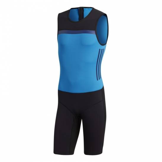 Man T-Shirt Crazy Power singlet men blue / black