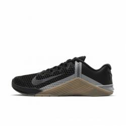 Man training Shoes Nike Metcon 6 - Black/Iron Grey-Gum Dark Brown