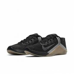 Man training Shoes Nike Metcon 6 - Black/Iron Grey-Gum Dark Brown