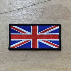 Velcro patch English flag  10 x 5 cm