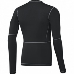 Man T-Shirt WOR COMPR LO SLEEVE SOLID BK4180