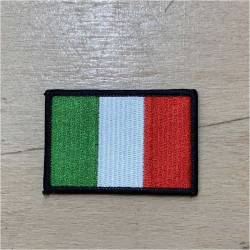 Velcro patch Italian flag 7 x 5 cm