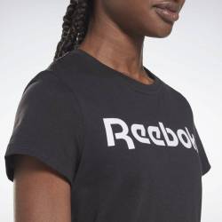 Woman T-Shirt Reebok - black