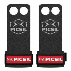 Picsil Raven Grips - 2 holes - red logo
