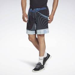 Man training Shorts Reebok - blue/black