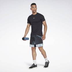 Pánské tréninkové šortky Reebok - blue/black