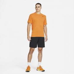 Man T-Shirt Nike DRY TEE DFC CREW - orange