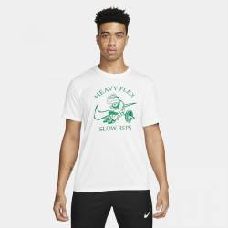 Man T-Shirt Nike Heavy flex - white