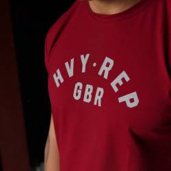 T-Shirt Heavy Rep - Red/White