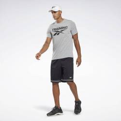 Man T-Shirt Reebok Training Tee - grey