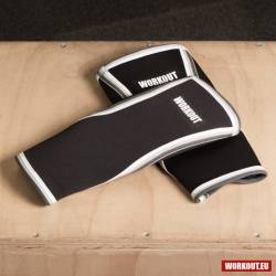 Shin sleeve WORKOUT - black 5 mm (pair)