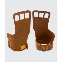 Woman leather 3-prsté Grips Victory Grips - tan