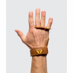 Woman leather 3-prsté Grips Victory Grips - tan