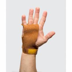 Woman leather 3-prsté Grips Victory Grips - tan