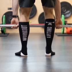 Weightlifting / deadlift knee socks WORKOUT