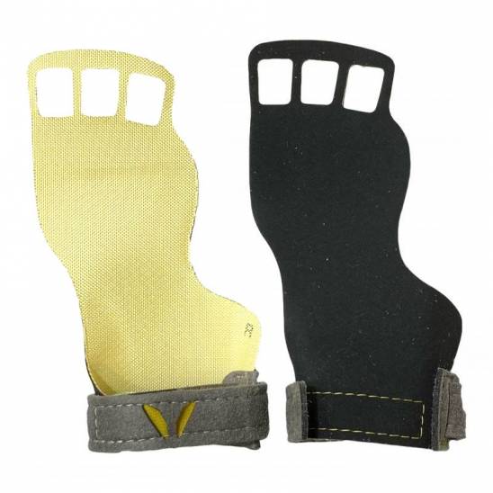 Dámské mozolníky Victory grips Tactical 3-prsté Full Coverage - šedivé