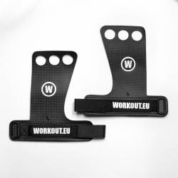 Grips Workout Carbon 3-hole Grips - black