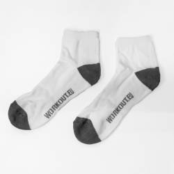 Ponožky WORKOUT logo - bílé
