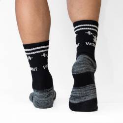 Socks WORKOUT logo - black