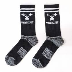 Socks WORKOUT logo - black