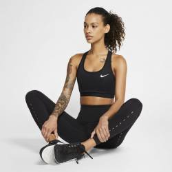 Woman Bra Nike Dri-Fit Swoosh - black