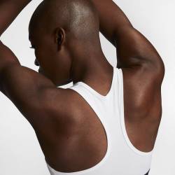 Woman Bra Nike Dri-Fit Swoosh - white
