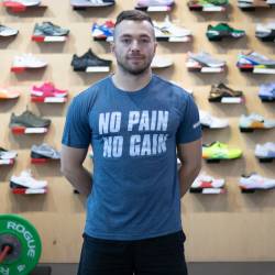 Training T-Shirt WORKOUT No Pain No Gain - blue