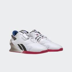 Man weightlifting shoesLegacy Lifter II - white/blue/red