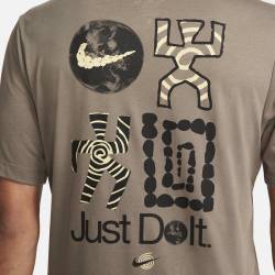 Man T-Shirt Nike - olive grey