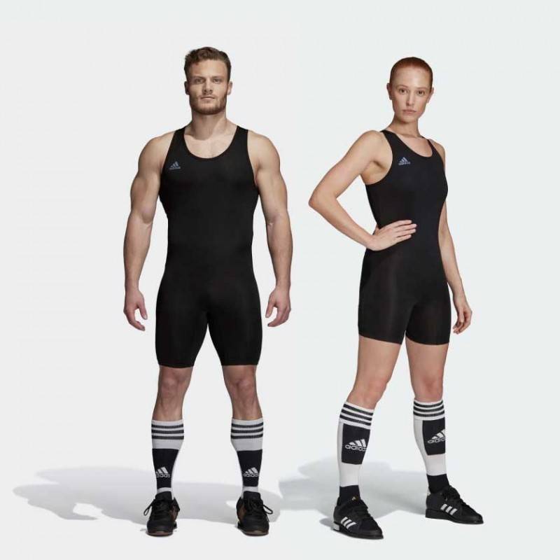 Betrokken oorsprong Golven Weightlifting / Powerlifting singlet adidas black 2019 - WORKOUT.EU