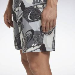 Pánské tréninkové šortky Reebok Austin - aop black - HM5738