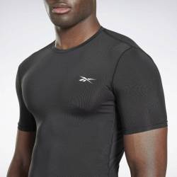 Compression Man T-Shirt Reebok - black