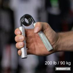 Steel fingers and wrist pliers, resistance - 90 kg / 200 lb 