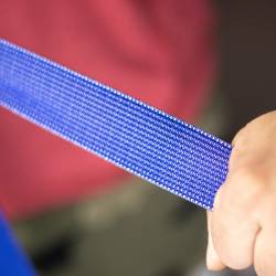 An advantageous set of long textile resistance rubber bands