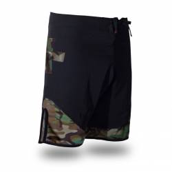 Pánské šortky ThornFit camo/black