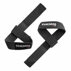 Lifting straps Thornfit Cotton - black
