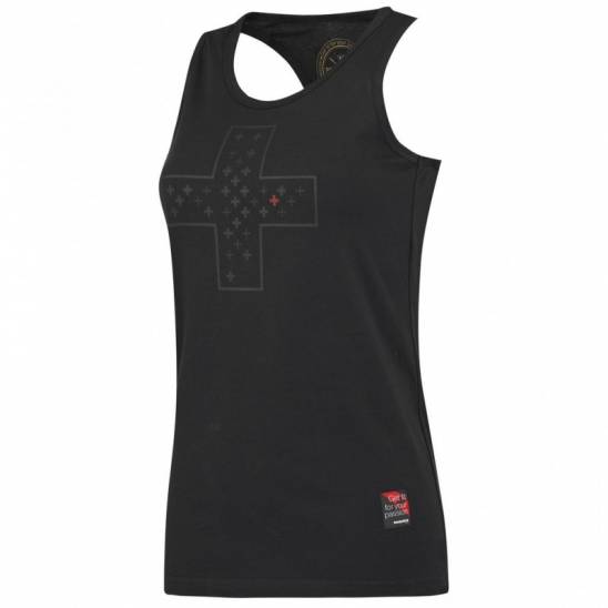 Woman top Thornfit - Top cross - black