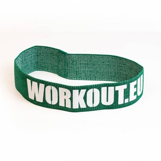 Krátká odporová textilní guma WORKOUT (odpor 7-9 Kg)