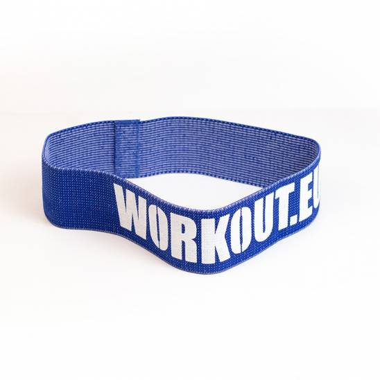 Krátká odporová textilní guma WORKOUT (odpor 11-14 Kg)