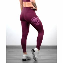 Woman Tight Northern Spirit Sirius Skull - Merlot