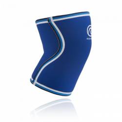 Bandáž kolene 7 mm - modrá s bílými pruhy