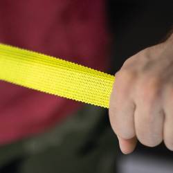 Textile resistance band WORKOUT (12 kg) - yellow