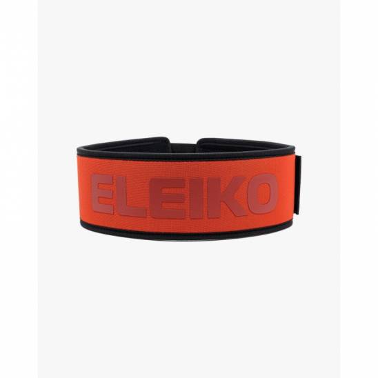 Eleiko EVA opasek s nerezovou přezkou - červený