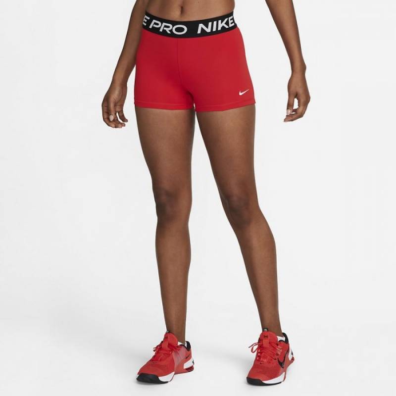 Woman functional Shorts Nike Pro - red
