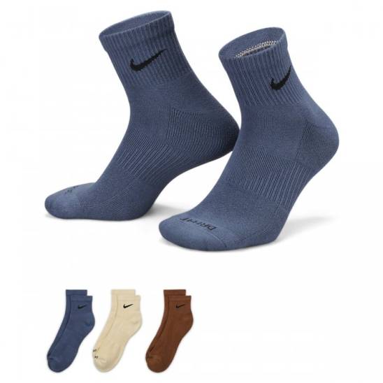 Ponožky Nike Everyday Plus Ankle - 3 páry bílá