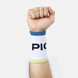 Potítka Long Sports Wristbands - bílé