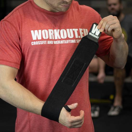 Bandáže zápěstí WORKOUT - černý